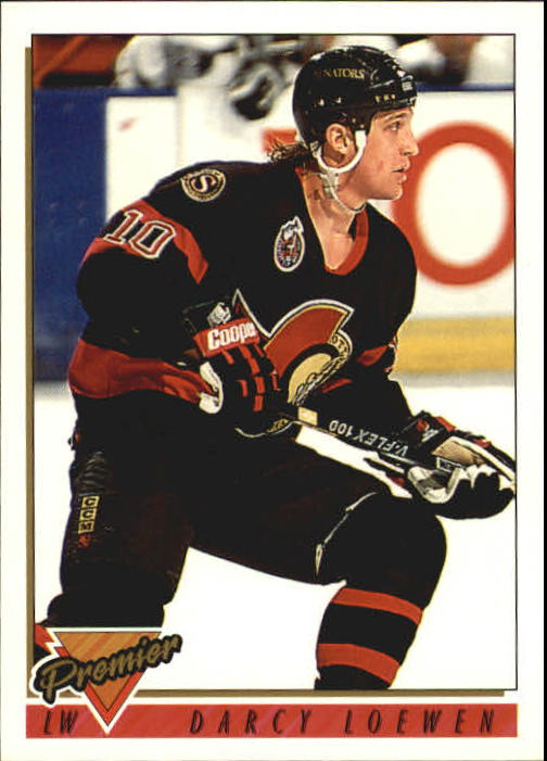 1993-94 Topps Premier #184 Darcy Loewen - EX-MT