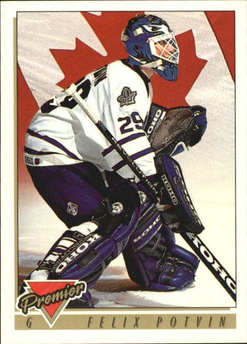 1993-94 Topps Premier #385 Felix Potvin CAN