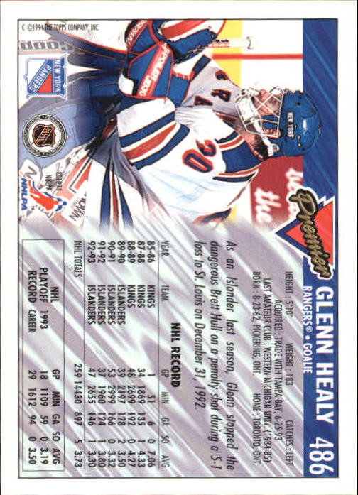 Sports Card Back