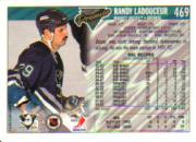 1993-94 Topps Premier Gold #469 Randy Ladouceur back image