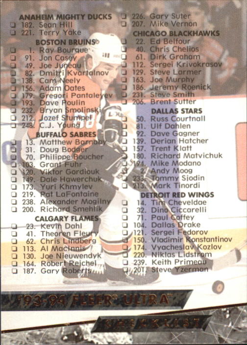 1993-94 Ultra #249 Eric Lindros CL