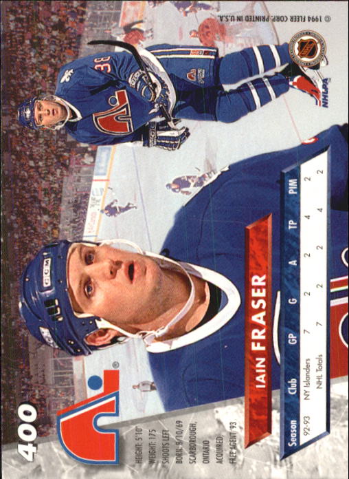 Sports Card Back