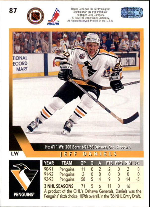 A0113- 1993-94 Upper Deck Hk Cards 1-200 +Rookies -You Pick- 15+ FREE US SHIP - Picture 163 of 367