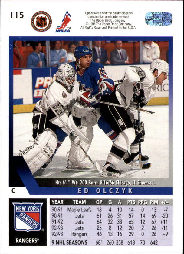Sports Card Back