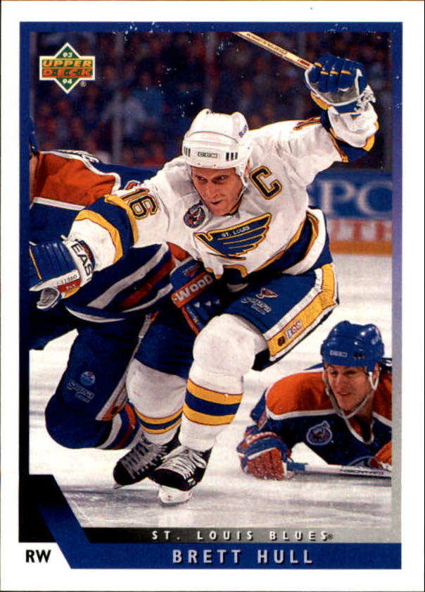 TOPPS NHL #66 . Brett Hull . Rookie Card .. NM/Mint