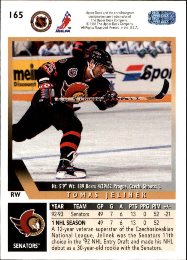 A0113- 1993-94 Upper Deck Hk Cards 1-200 +Rookies -You Pick- 15+ FREE US SHIP - Picture 303 of 367