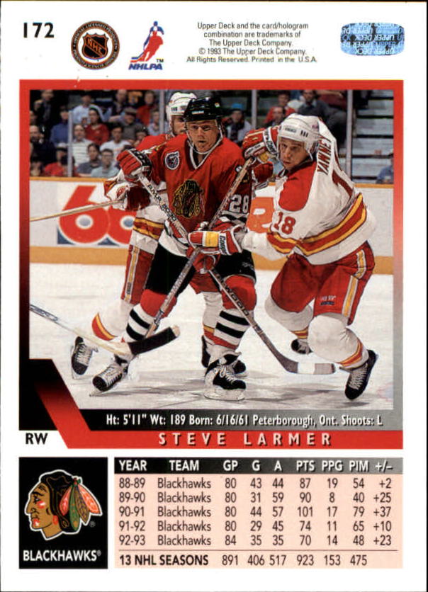 A0113- 1993-94 Upper Deck Hk Cards 1-200 +Rookies -You Pick- 15+ FREE US SHIP - Picture 311 of 367