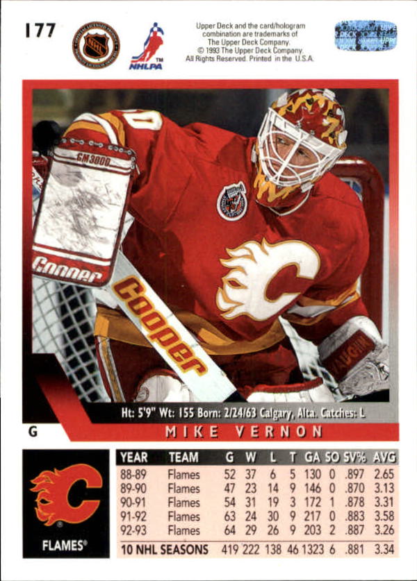 A0113- 1993-94 Upper Deck Hk Cards 1-200 +Rookies -You Pick- 15+ FREE US SHIP - Picture 321 of 367