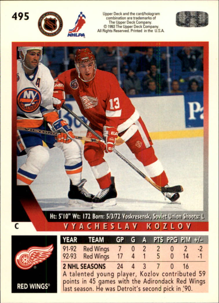 A0113- 1993-94 Upper Deck Hk Cards 401-575 +Inserts -You Pick- 15+ FREE US SHIP - Picture 189 of 349