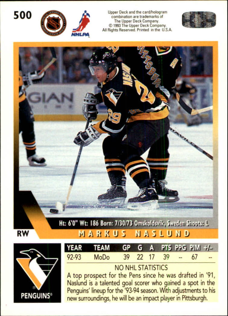A0113- 1993-94 Upper Deck Hk Cards 401-575 +Inserts -You Pick- 15+ FREE US SHIP - Picture 199 of 349