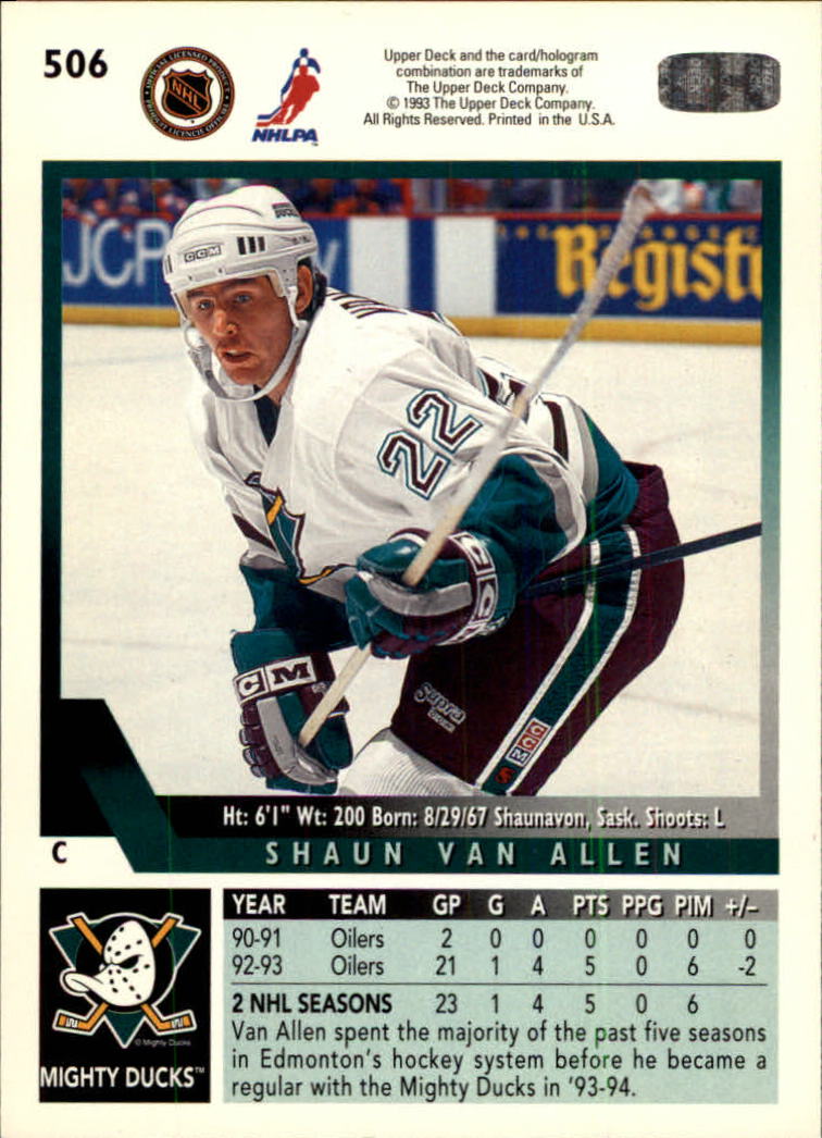 A0113- 1993-94 Upper Deck Hk Cards 401-575 +Inserts -You Pick- 15+ FREE US SHIP - Picture 211 of 349