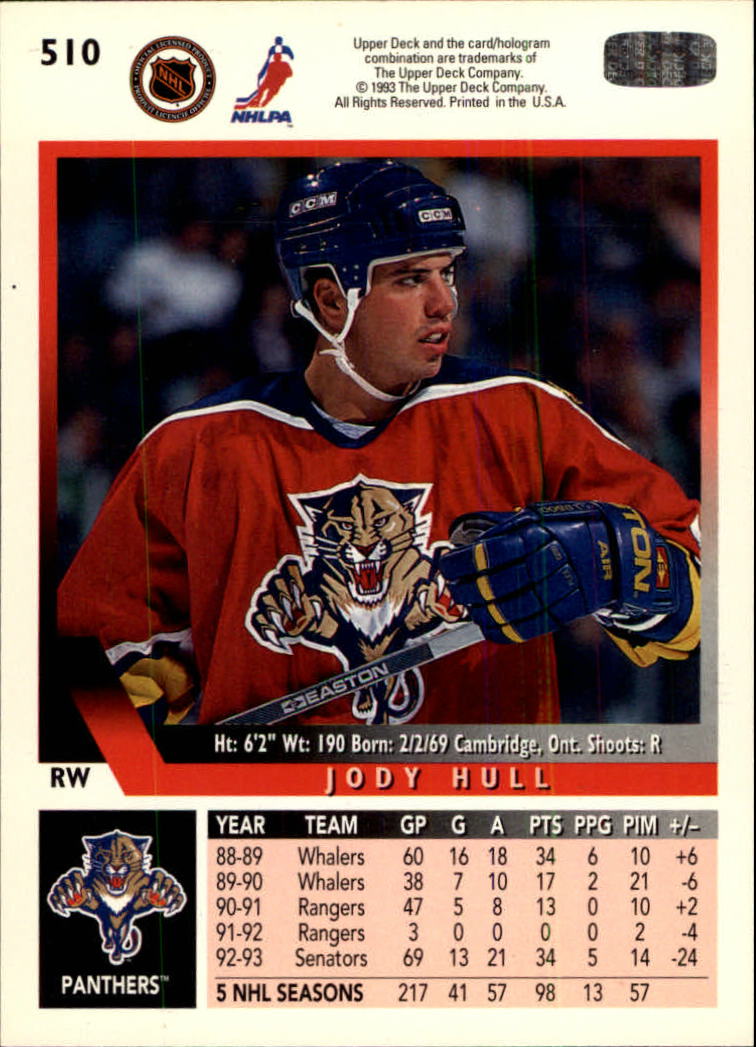 A0113- 1993-94 Upper Deck Hk Cards 401-575 +Inserts -You Pick- 15+ FREE US SHIP - Picture 217 of 349