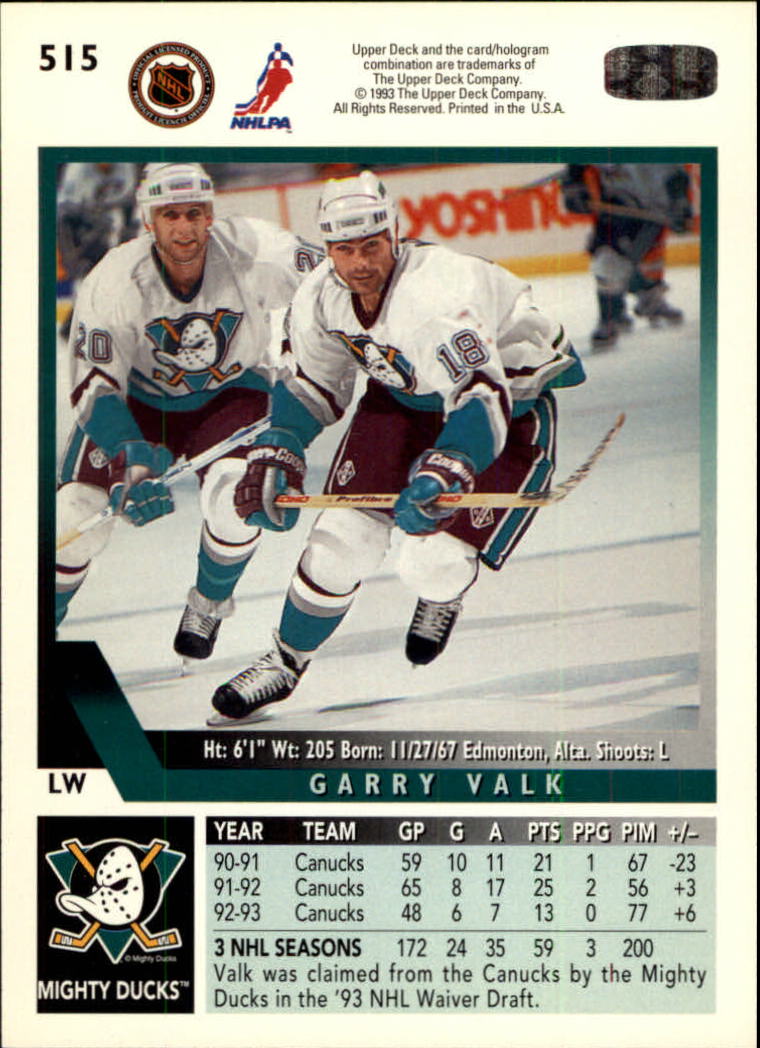 A0113- 1993-94 Upper Deck Hk Cards 401-575 +Inserts -You Pick- 15+ FREE US SHIP - Picture 227 of 349