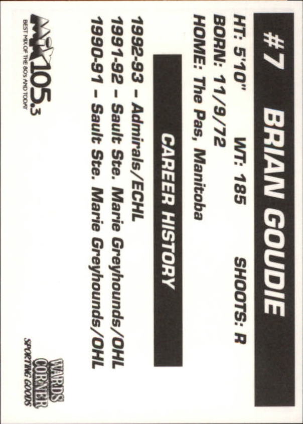 Sports Card Back
