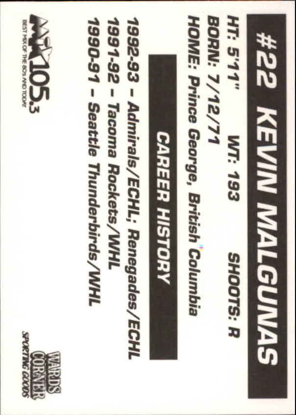 Sports Card Back