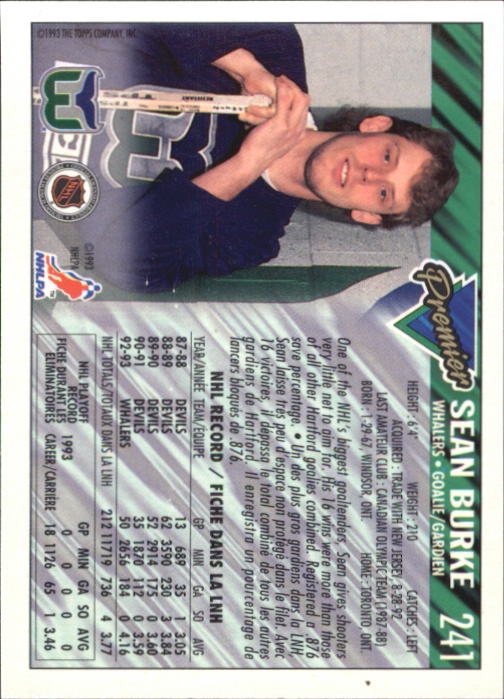 Sports Card Back