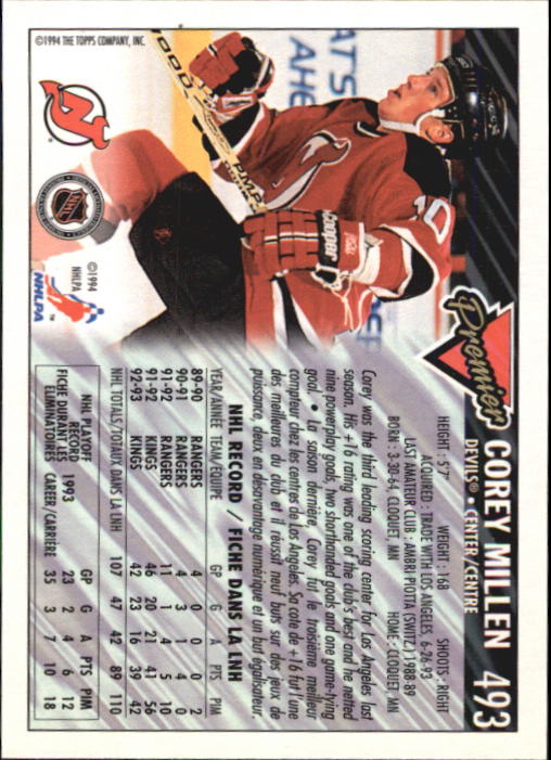 Sports Card Back