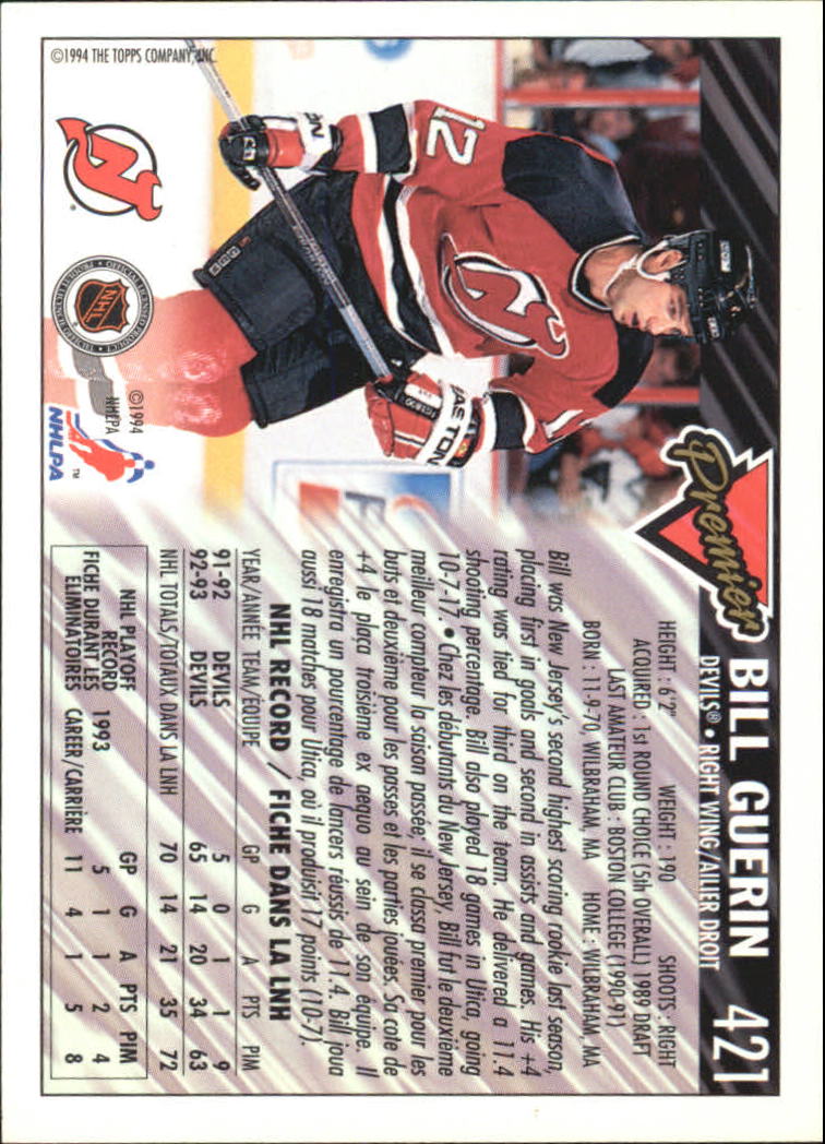 B1109- 1993-94 OPC Premier Hockey Card #s 401-528 -You Pick- 15+ FREE US SHIP - Picture 24 of 142