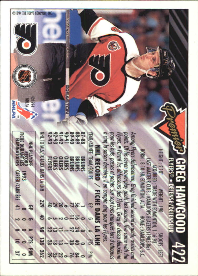 B1109- 1993-94 OPC Premier Hockey Card #s 401-528 -You Pick- 15+ FREE US SHIP - Picture 26 of 142