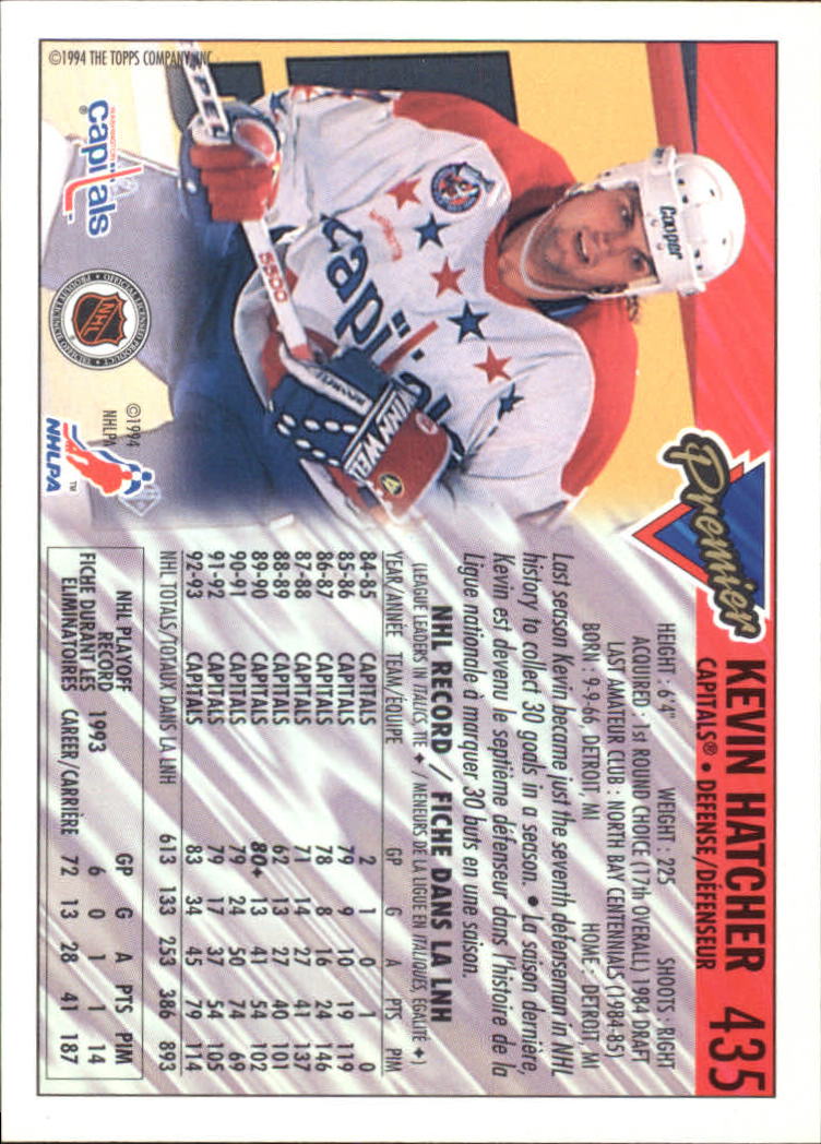 B1109- 1993-94 OPC Premier Hockey Card #s 401-528 -You Pick- 15+ FREE US SHIP - Picture 41 of 142