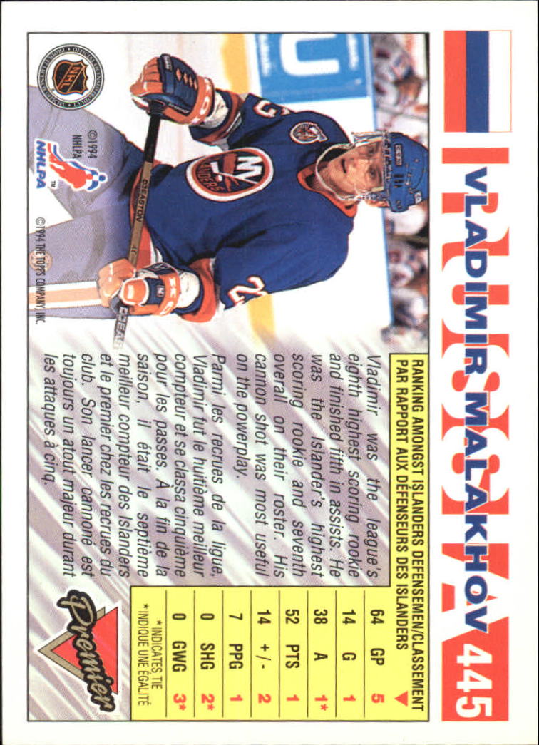 B1109- 1993-94 OPC Premier Hockey Card #s 401-528 -You Pick- 15+ FREE US SHIP - Picture 54 of 142