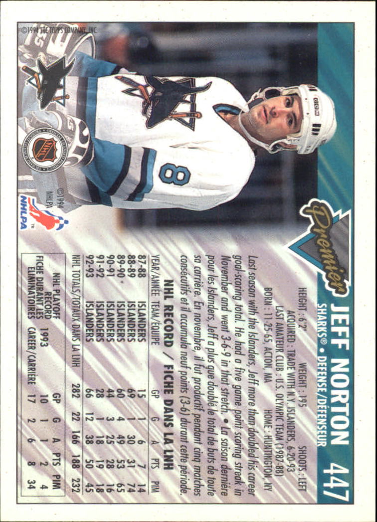 Sports Card Back