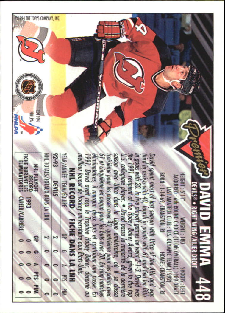 B1109- 1993-94 OPC Premier Hockey Card #s 401-528 -You Pick- 15+ FREE US SHIP - Picture 58 of 142