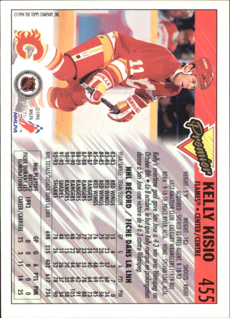 B1109- 1993-94 OPC Premier Hockey Card #s 401-528 -You Pick- 15+ FREE US SHIP - Picture 68 of 142