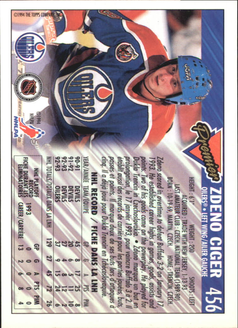 B1109- 1993-94 OPC Premier Hockey Card #s 401-528 -You Pick- 15+ FREE US SHIP - Picture 70 of 142