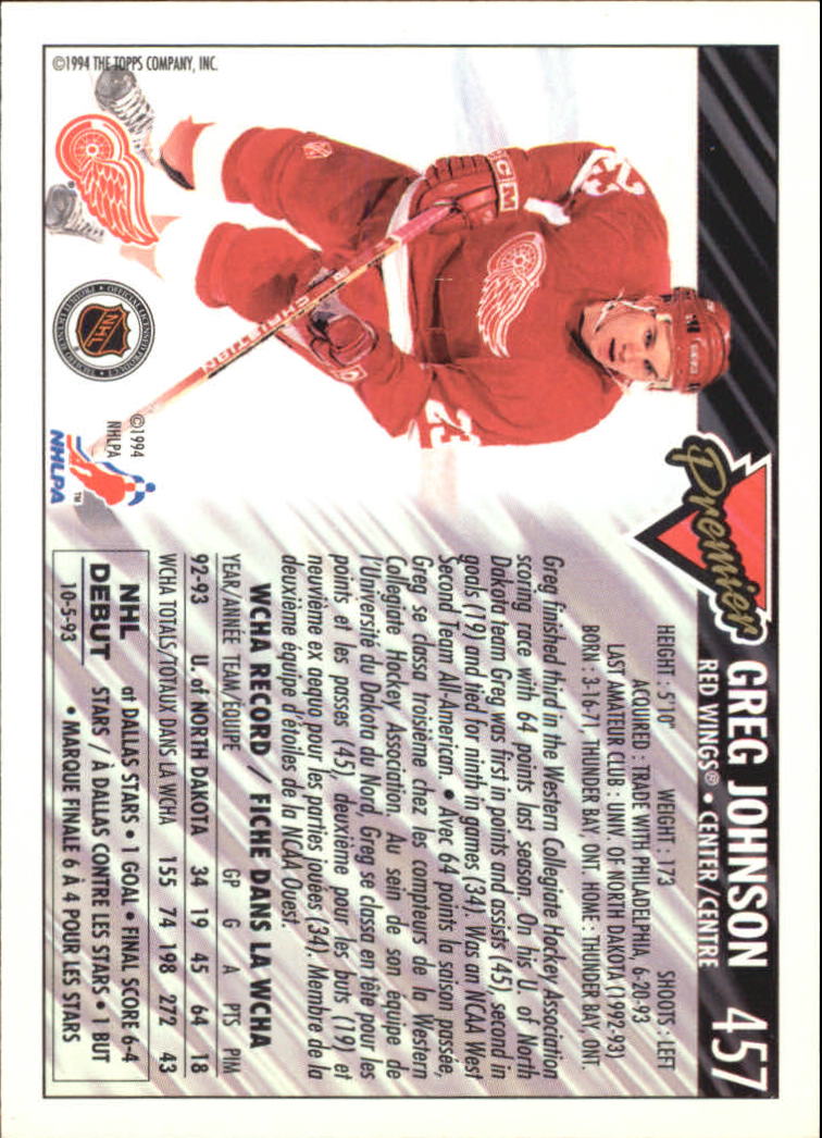 B1109- 1993-94 OPC Premier Hockey Card #s 401-528 -You Pick- 15+ FREE US SHIP - Picture 72 of 142