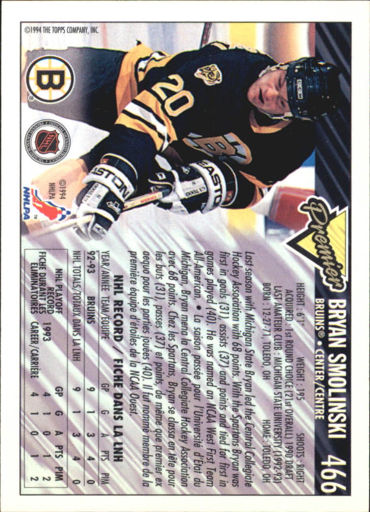 B1109- 1993-94 OPC Premier Hockey Card #s 401-528 -You Pick- 15+ FREE US SHIP - Picture 83 of 142