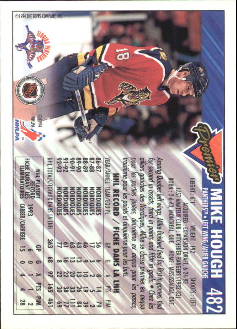 B1109- 1993-94 OPC Premier Hockey Card #s 401-528 -You Pick- 15+ FREE US SHIP - Picture 97 of 142