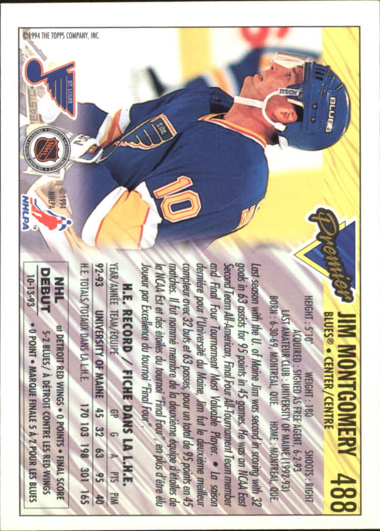 B1109- 1993-94 OPC Premier Hockey Card #s 401-528 -You Pick- 15+ FREE US SHIP - Picture 105 of 142