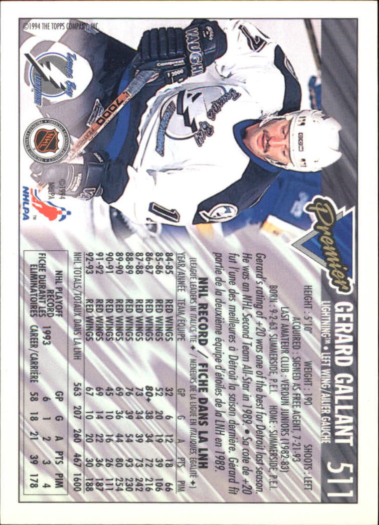 B1109- 1993-94 OPC Premier Hockey Card #s 401-528 -You Pick- 15+ FREE US SHIP - Picture 128 of 142