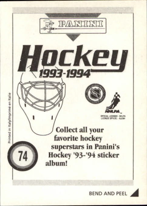 Sports Card Back