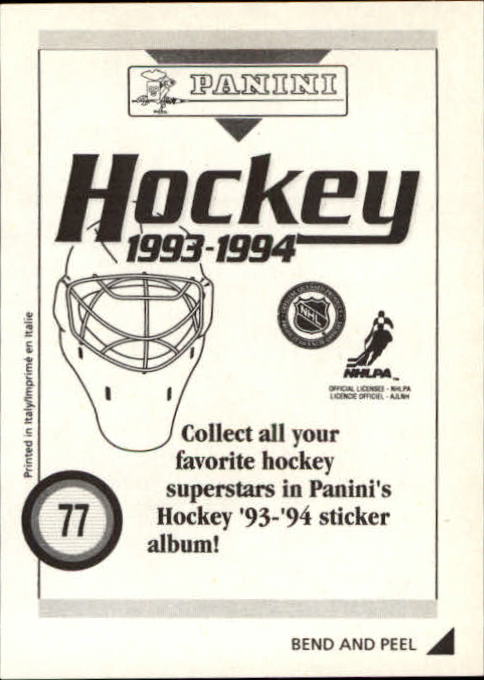 Sports Card Back