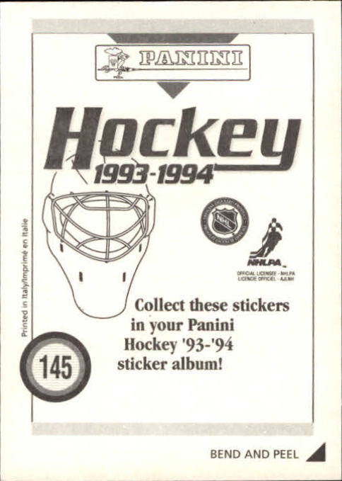 Sports Card Back