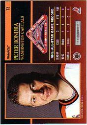1993-94 Pinnacle All-Stars Canadian #12 Peter Bondra back image