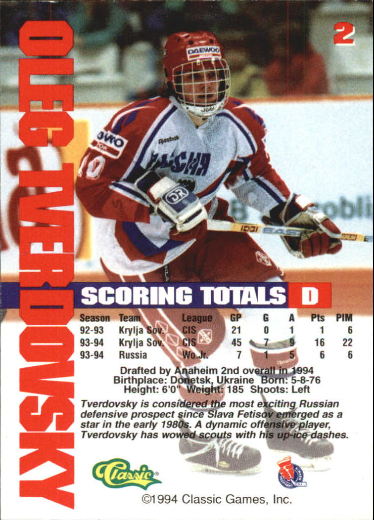 B1180 - 1994 Classic Hockey verschiedene Einsteckkarten - Ihre Auswahl - 15+ KOSTENLOSER US-VERSAND - Bild 10 von 257