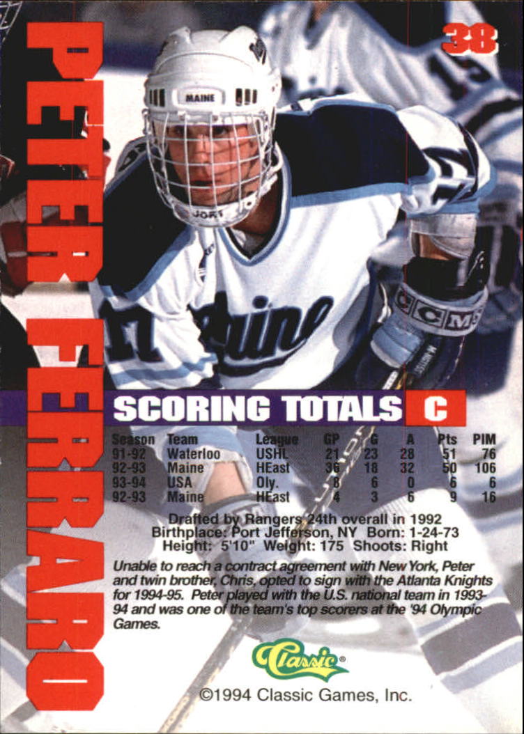 B1180 - 1994 Classic Hockey verschiedene Einsteckkarten - Ihre Auswahl - 15+ KOSTENLOSER US-VERSAND - Bild 71 von 257