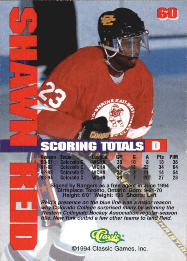B1180 - 1994 Classic Hockey verschiedene Einsteckkarten - Ihre Auswahl - 15+ KOSTENLOSER US-VERSAND - Bild 107 von 257