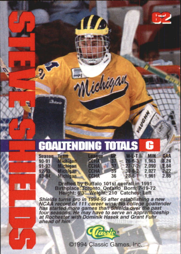 B1180 - 1994 Classic Hockey verschiedene Einsteckkarten - Ihre Auswahl - 15+ KOSTENLOSER US-VERSAND - Bild 111 von 257