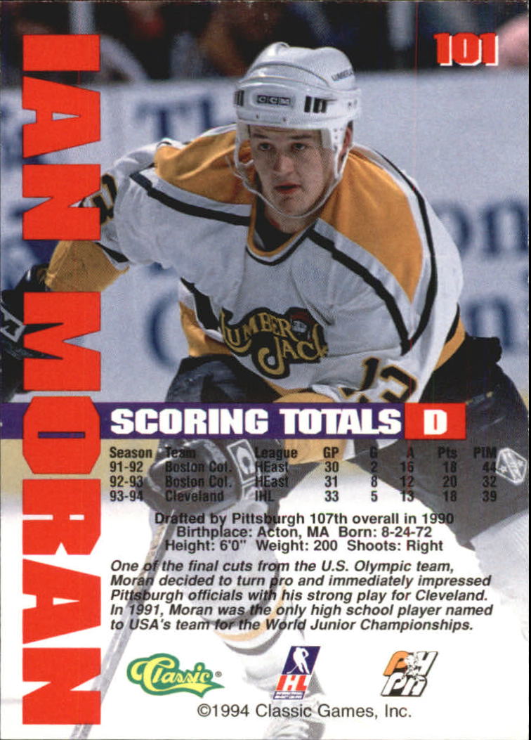 B1180 - 1994 Classic Hockey verschiedene Einsteckkarten - Ihre Auswahl - 15+ KOSTENLOSER US-VERSAND - Bild 171 von 257