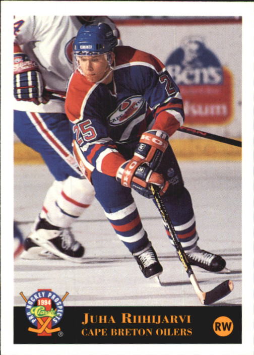 1994 Classic Pro Prospects #48 Juha Riihijarvi