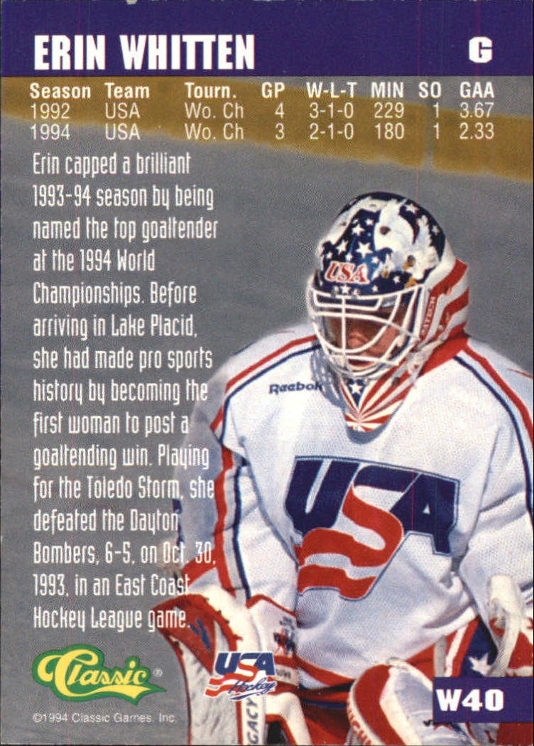 B1180 - 1994 Classic Hockey verschiedene Einsteckkarten - Ihre Auswahl - 15+ KOSTENLOSER US-VERSAND - Bild 257 von 257