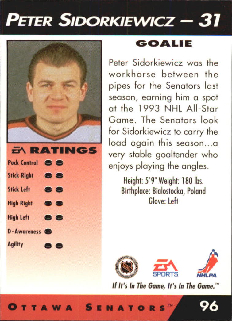 Sports Card Back