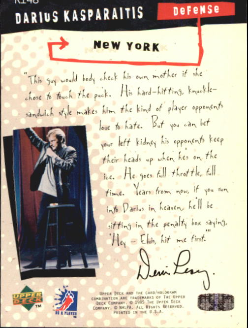Sports Card Back