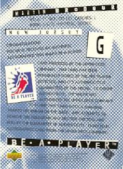 Sports Card Back