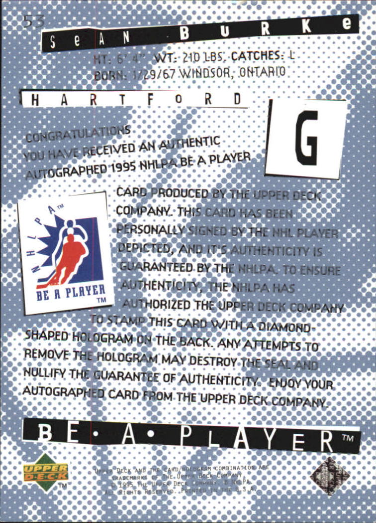 Sports Card Back