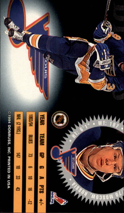 Sports Card Back